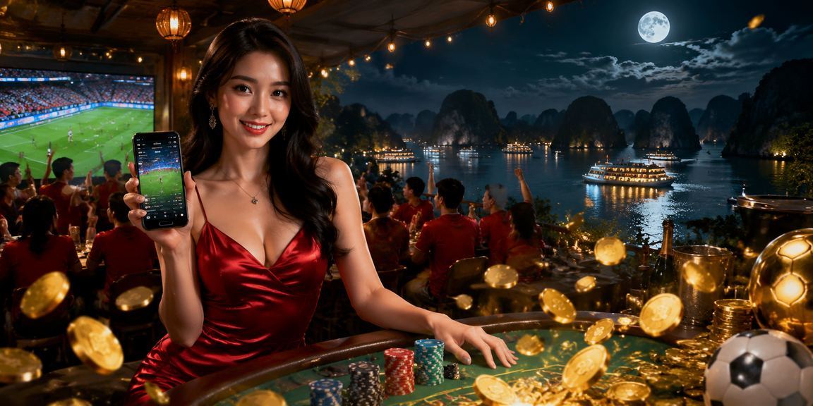 Người dùng Việt Nam tại Vịnh Hạ Long trải nghiệm casino trực tuyến qua điện thoại